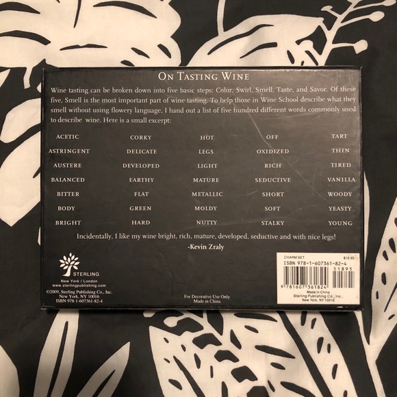 Kevin Zraly’s wine glass charms 🍷 - Picture 4 of 4